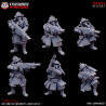 Japanese Shi Gun-Tai Infantry Rifles Squad x6 Pack