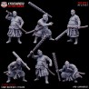 Japanese Akeshi Sumo Warriors x6 Pack