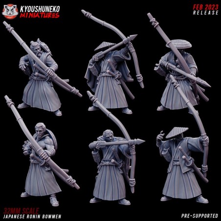 Japanese Ronin Bowmen x6 Pack