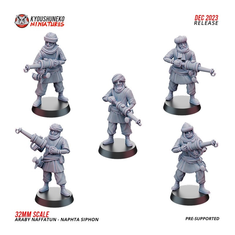 Araby Army Naffatun - Naphta Siphon Squad (Greek Fire) x5 Pack