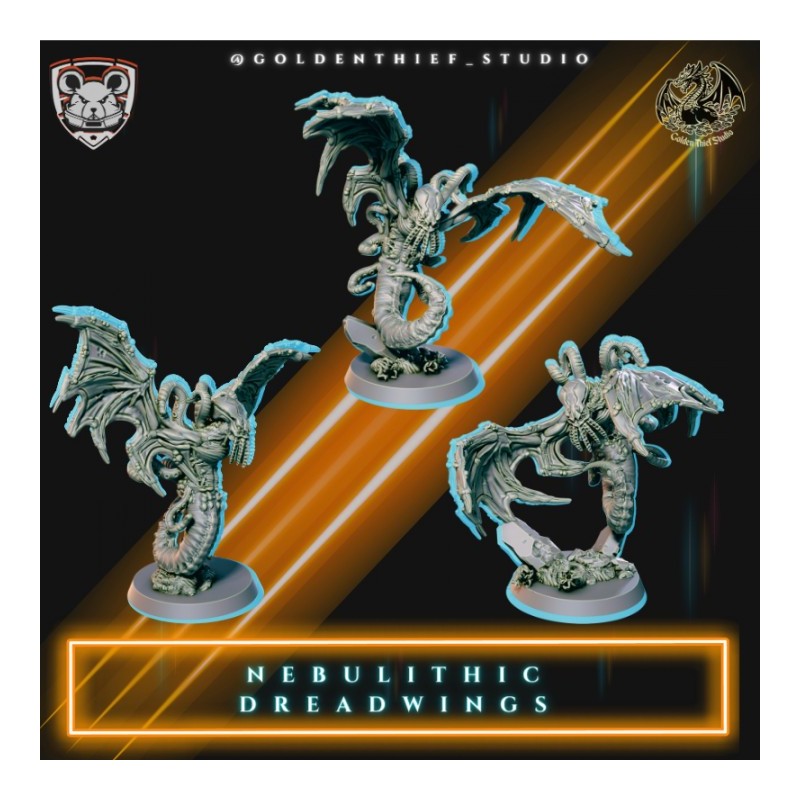 Nebulithic Dreadwings - Golden Thief Studios x3 Pack