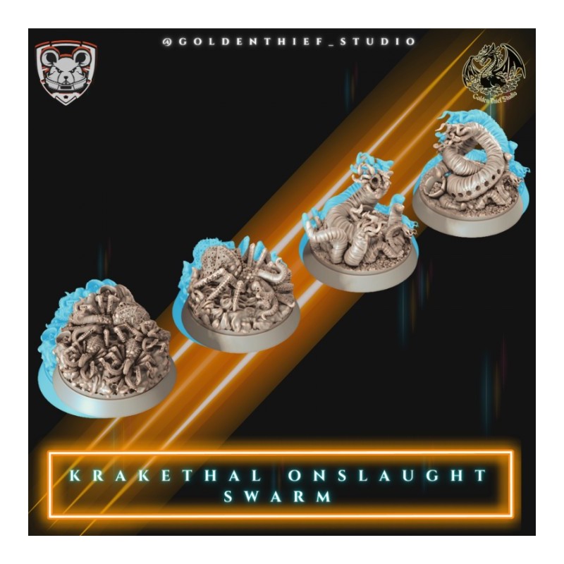 Krakethal Onslaught Swarm - Golden Thief Studios x4 Pack