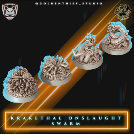 Krakethal Onslaught Swarm - Golden Thief Studios x4 Pack