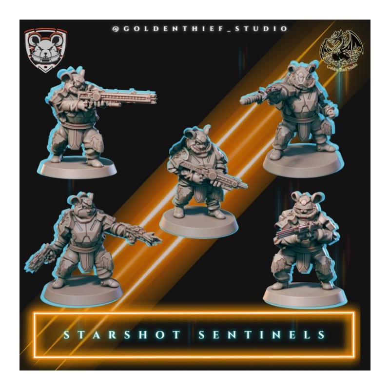 Starshot Sentinels - Golden Thief Studios x5 Pack