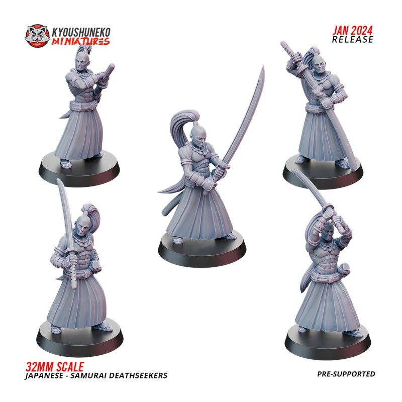 Japanese Nippon Samuri Deathseekers x5 Pack