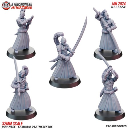 Japanese Nippon Samuri Deathseekers x5 Pack