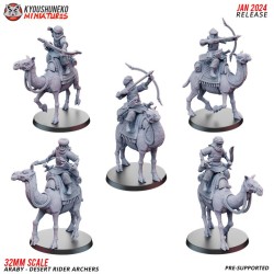 Araby Army Desert Mounted Riders Archers x5 Pack