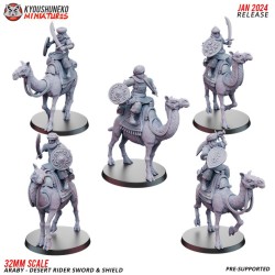Araby Army Desert Mounted Riders Swordsmen x5 Pack
