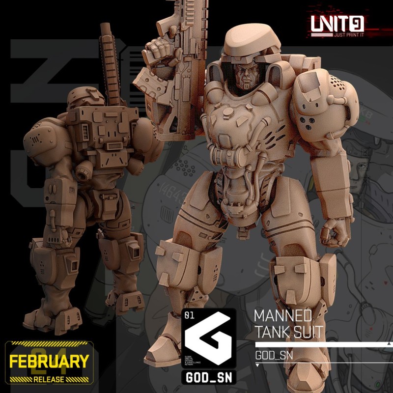 UNIT9 - GOD_SN Manned Tank Suit