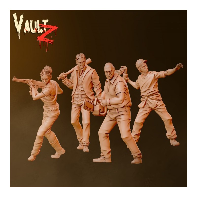 VaultZ Survivors Feb Release x4 Pack