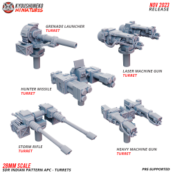 Sikh Desert Raiders Pattern APC with 4 Turrets