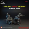 TurnBase Miniatures: Wargames - French Army Team B x4 Pack