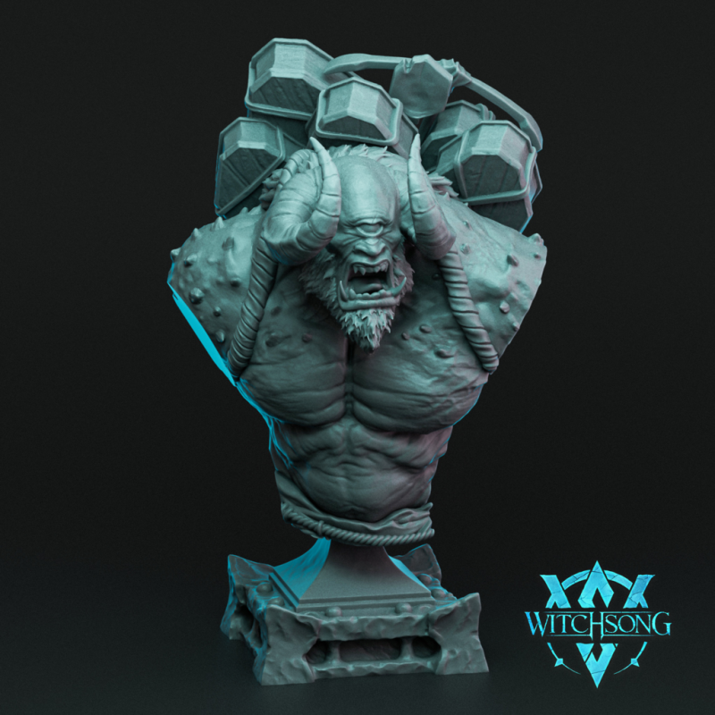 Witchsong Miniatures - Tombstacker Cyclops Bust
