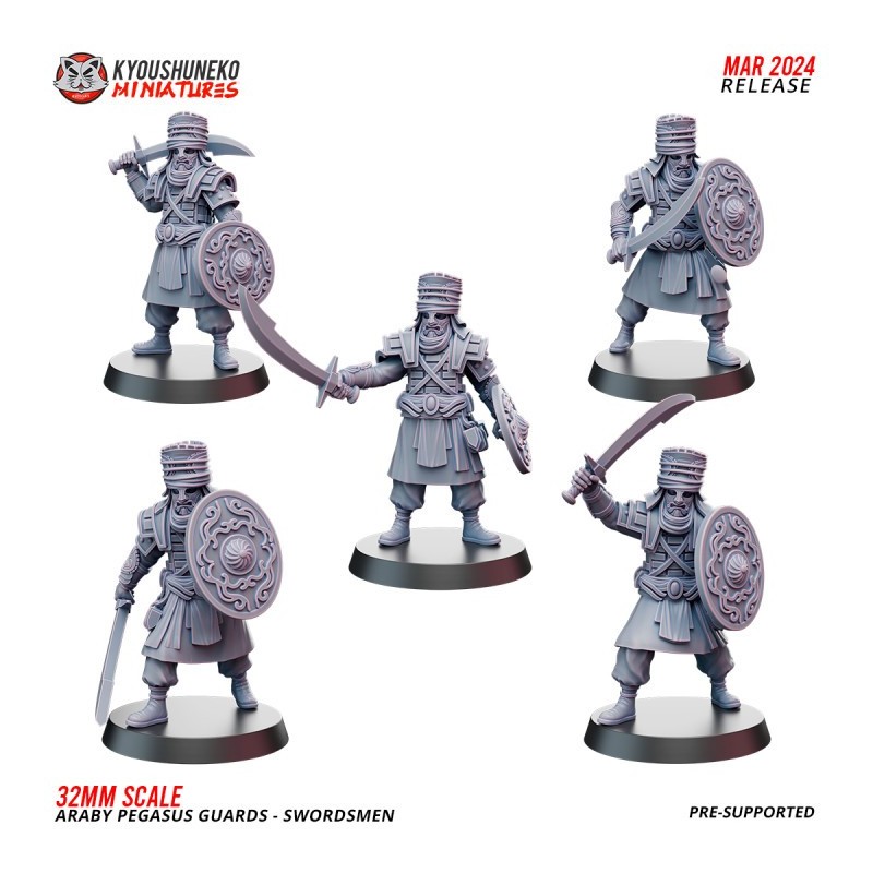 Araby Army Pegasus Guard Swordsmen x5 Pack