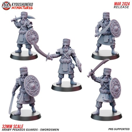 Araby Army Pegasus Guard Swordsmen x5 Pack