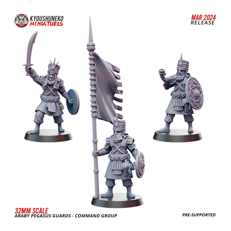 Araby Army Pegasus Guard Command Group x3 Pack