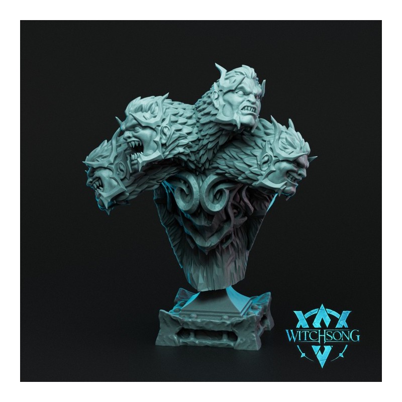 Witchsong Miniatures - The Hydra Sphinx Bust