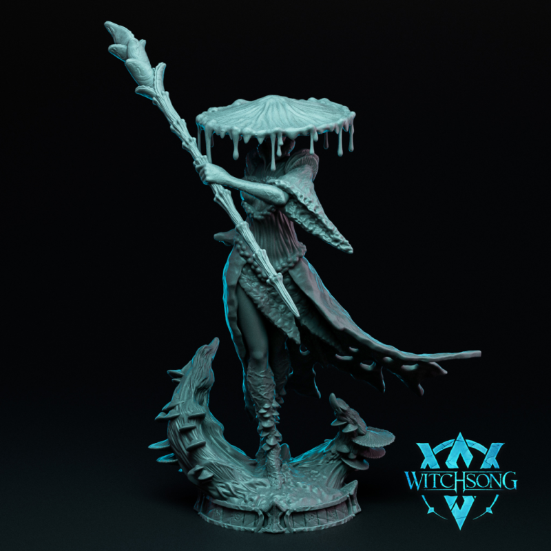 Witchsong Miniatures -  Fungal Queen Confronts