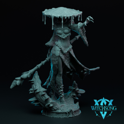 Witchsong Miniatures -  Fungal Queen Presides