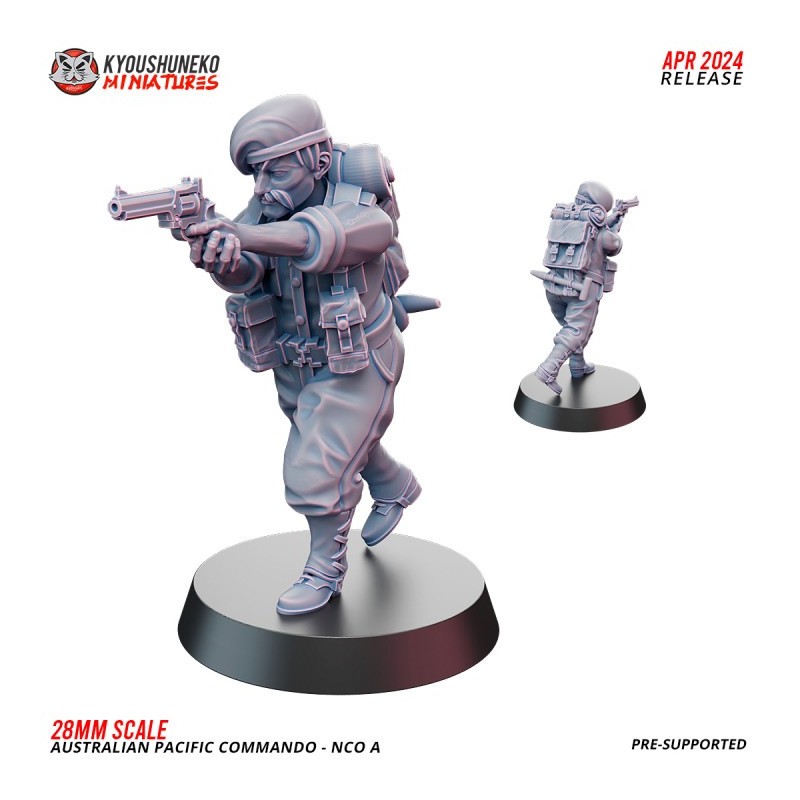 Australian Pacific Infantry Commando NCO x2 Pack