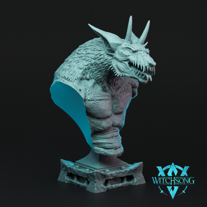 Witchsong Miniatures - Gargoyle Bust
