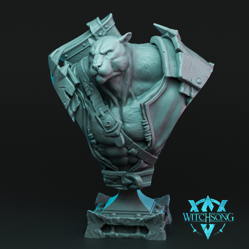 Witchsong Miniatures -  Lord Jungle Seeker Bust