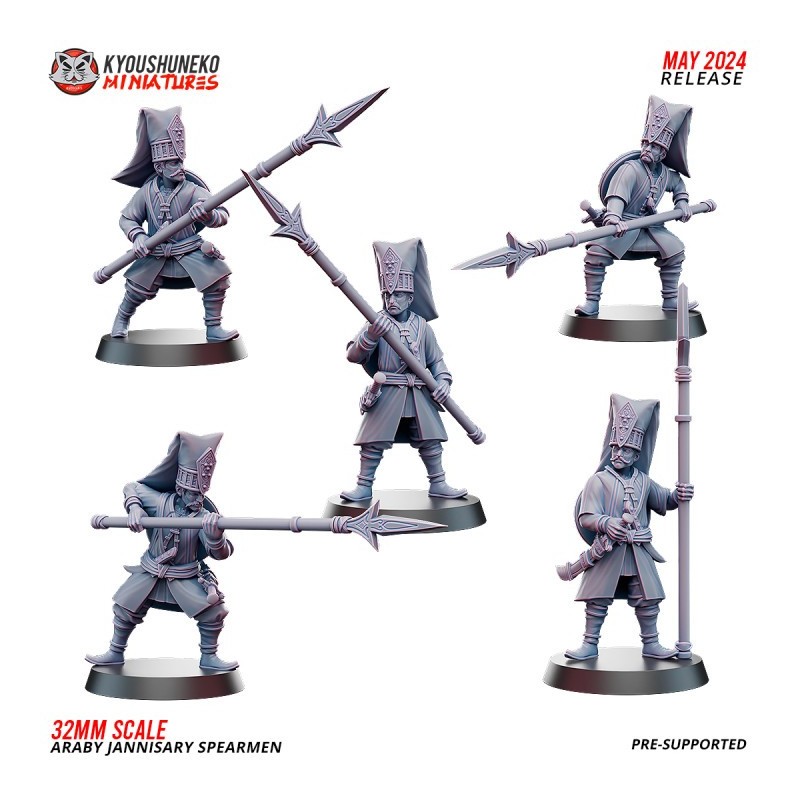 Araby Army Jannisary Spearmen x5 Pack