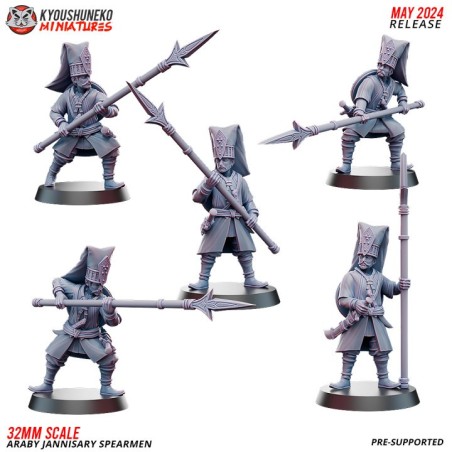 Araby Army Jannisary Spearmen x5 Pack