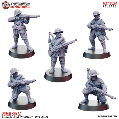 Chinese NRA Riflemen x5 Pack