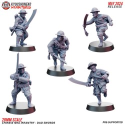 Chinese NRA Dao Swords Squad x5 Pack