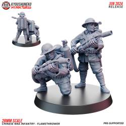 Chinese NRA Infantry Flamethrower Team x2 Pack