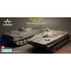TurnBase Miniatures: Wargames - Type-63 Amphibious Tank