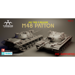 TurnBase Miniatures: Wargames - M48 Patton Tank