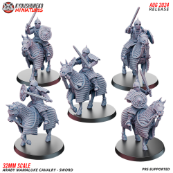 Araby Army Mamaluke Cavalry Swordsmen x5 Pack