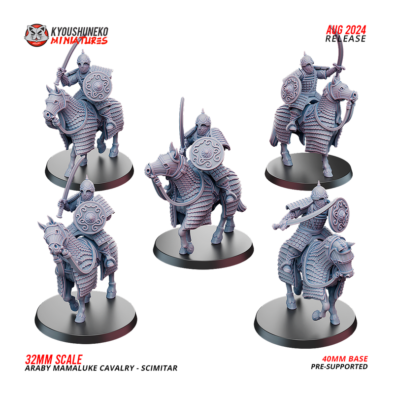 Araby Army Mamaluke Cavalry Schimitar x5 Pack