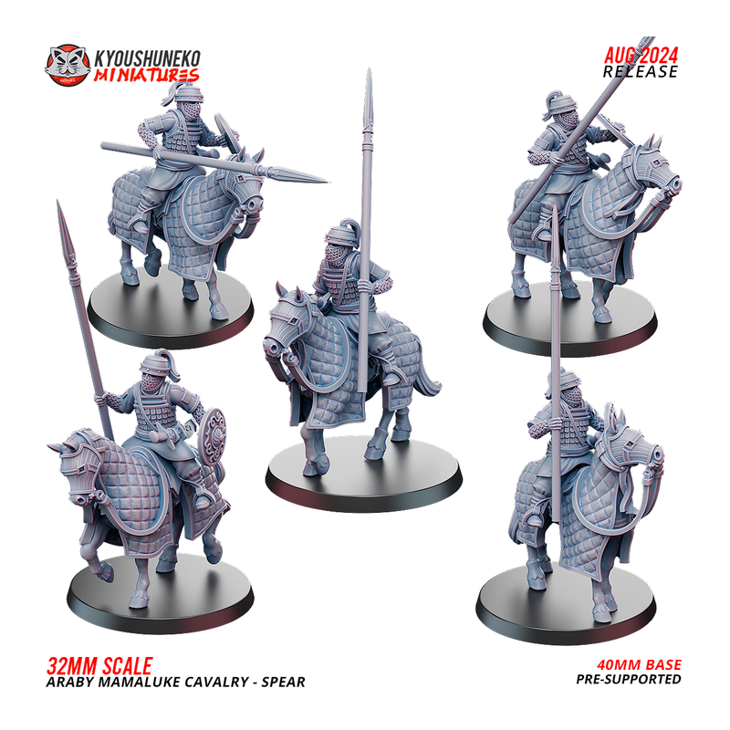 Araby Army Mamaluke Cavalry Spearmen x5 Pack