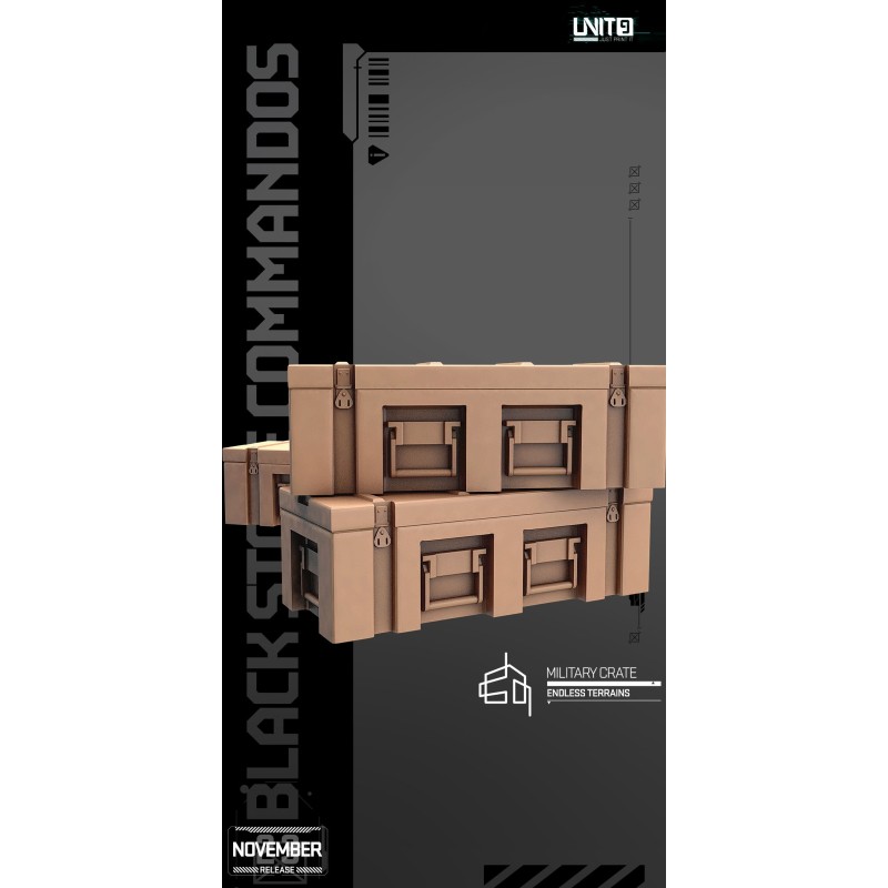 UNIT9 - Endless Terrains Military Crate x3 Pack
