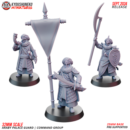 Araby Army Palace Guard Command Group x3 Pack