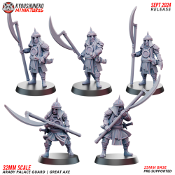 Araby Army Palace Guard Great Axe x5 Pack