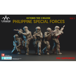 TurnBase Miniatures: Wargames - Philippines Special Forces x5 Pack