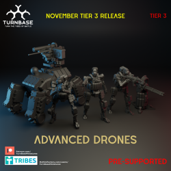 TurnBase Miniatures: Wargames - Advanced Drones