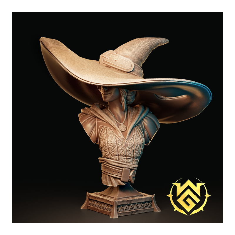 The Witchguild - Brim Wizard Bust
