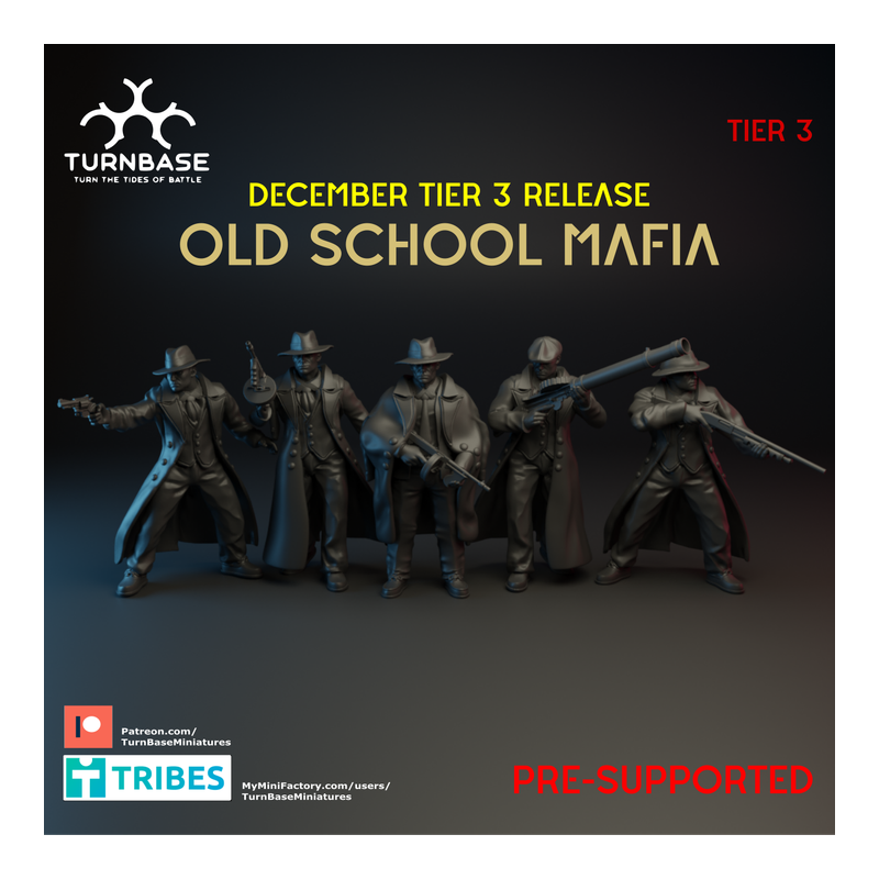 TurnBase Miniatures: Wargames - Old Skool Mafia