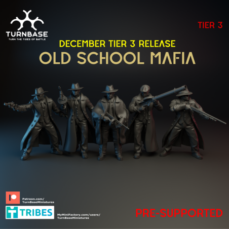 TurnBase Miniatures: Wargames - Old Skool Mafia