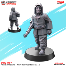 Finnish WW2 - Hero Simo Hayha the White Death x2 Pack