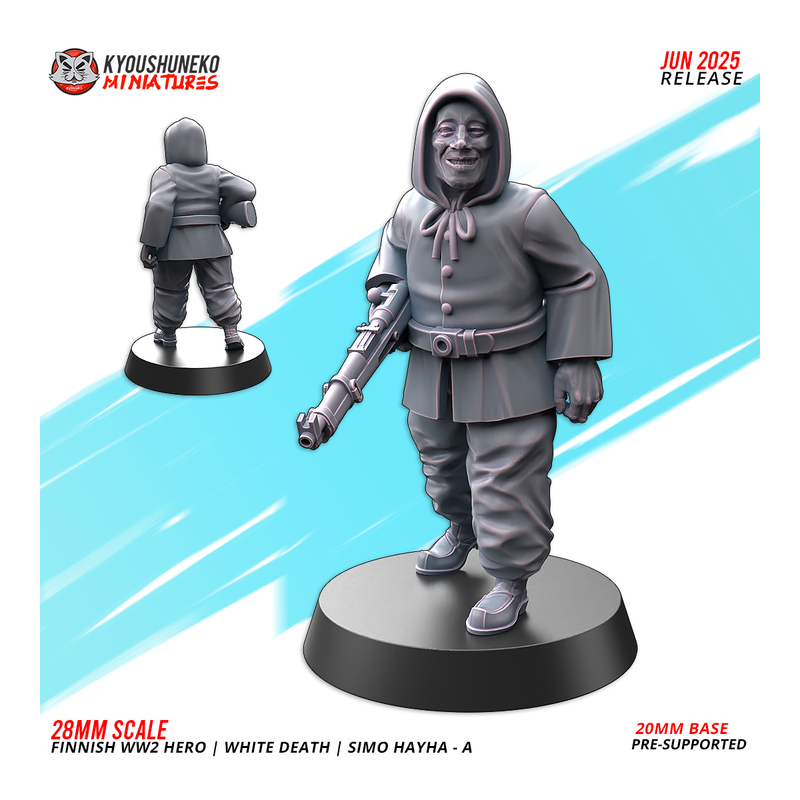 Finnish WW2 - Hero Simo Hayha the White Death x2 Pack