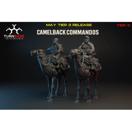 TurnBase Miniatures: Wargames - Camelback Commandos