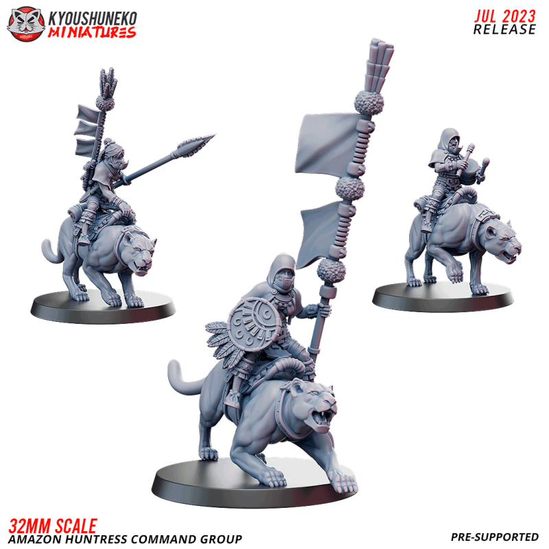 Amazon Warriors Riders Command Group x3 Pack