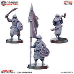 Araby Army Warrior Command Group x3 Pack