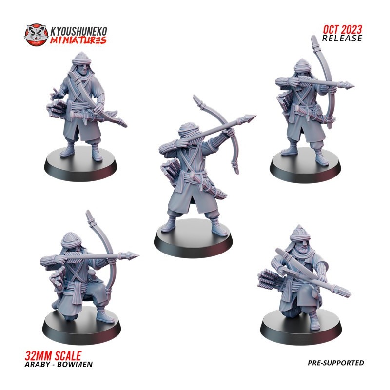 Araby Army Warriors Archers x5 Pack
